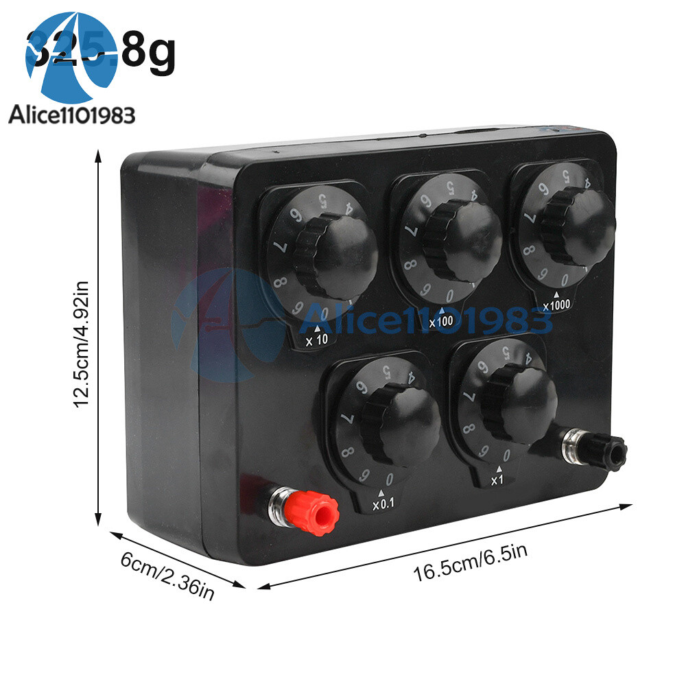 0-9999.9 Ohm Variable Resistance Box Decade Resistor For Physical Resistance