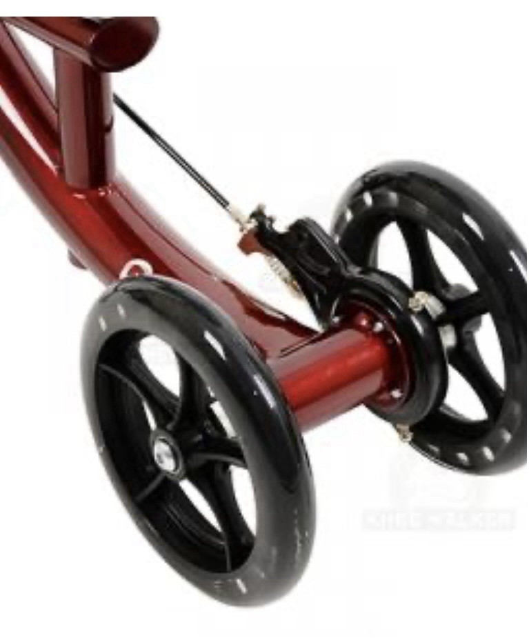 Roscoe Knee Scooter with Basket Red