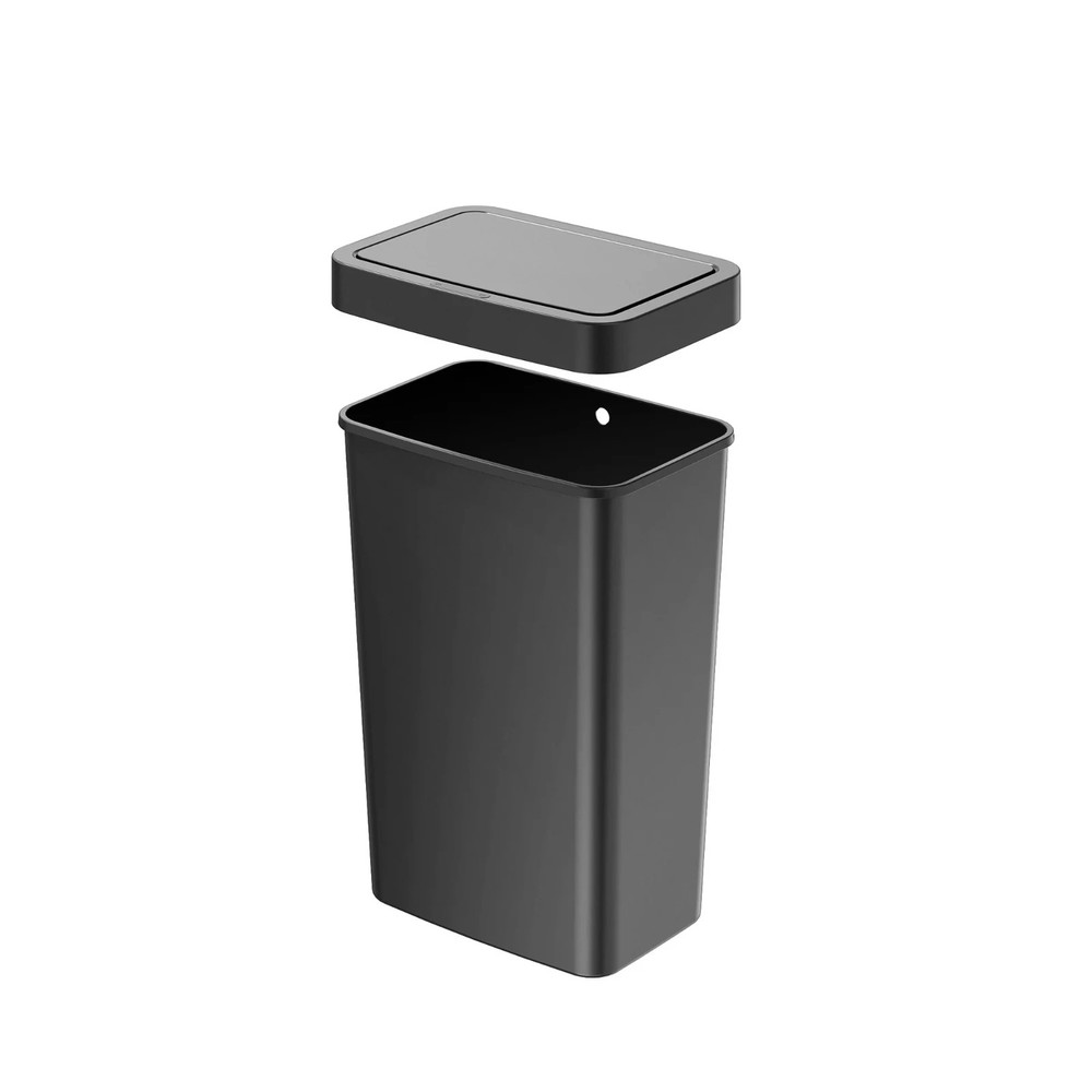 Mainstays Kitchen Automatic Trash Can, 13.2 Gallon Motion Sensor Trash Can,Black