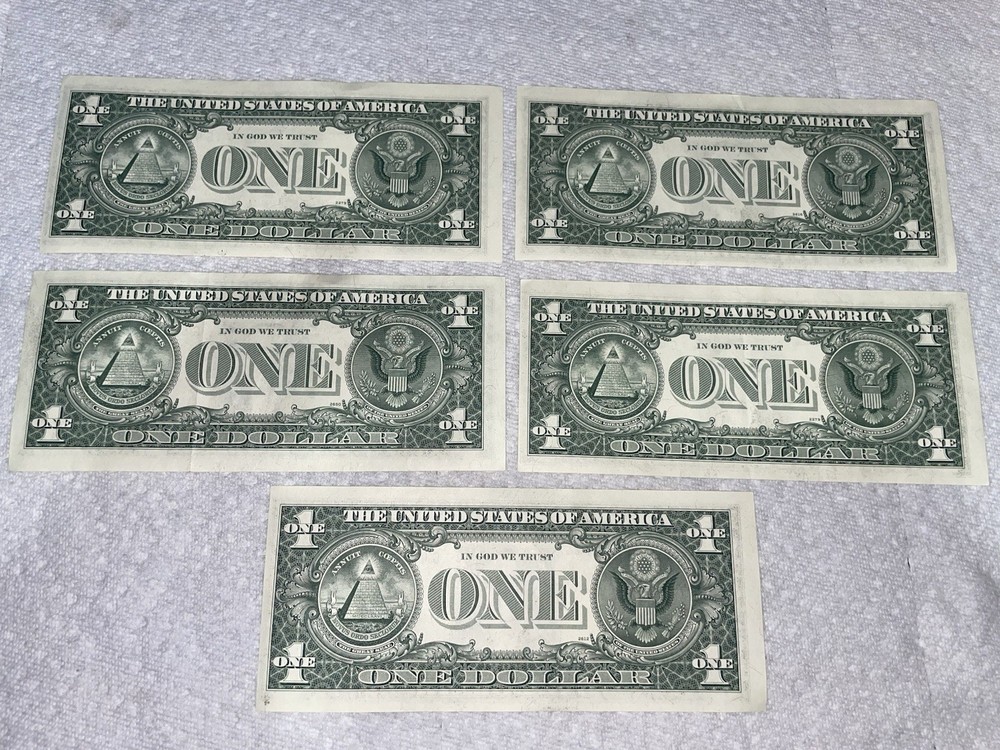 1977 Miscut ERROR $1 Federal Reserve Note