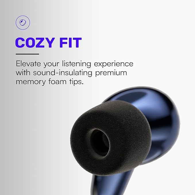 Raycon Pro Earbuds - Bluetooth True Wireless - (Chrome Blue)