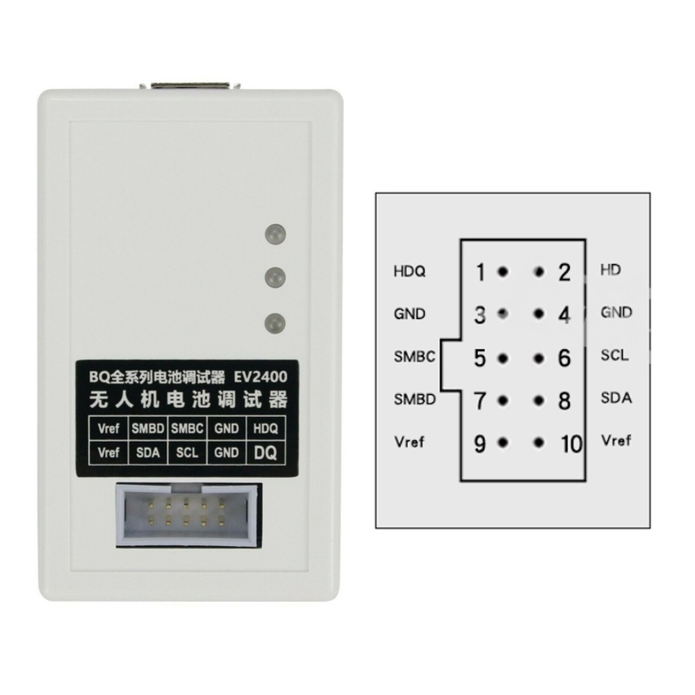 Battery Metering Chip Programmer UAV Battery Debugger Fit EV2400 EV2300 For TI