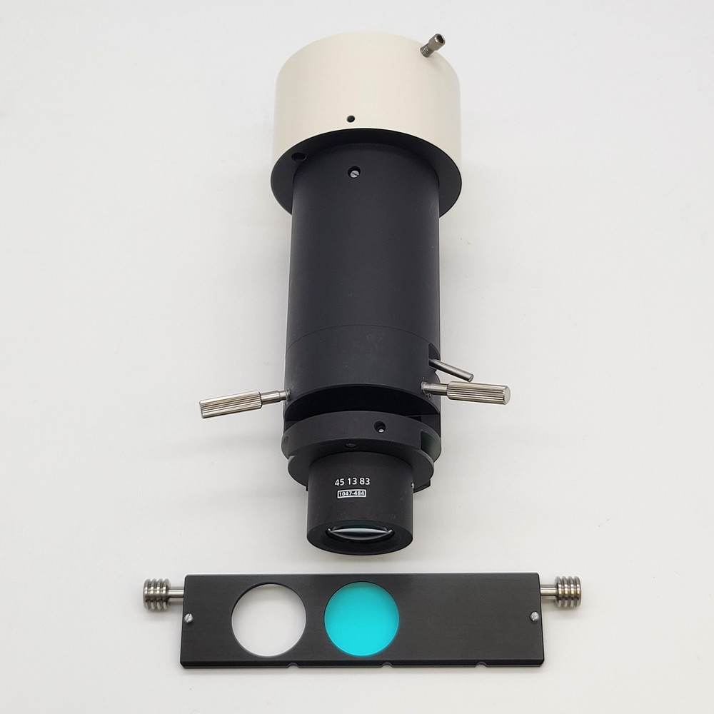 Zeiss Microscope Fluorescence Illuminator Light Train for Axiovert & Blue Filter