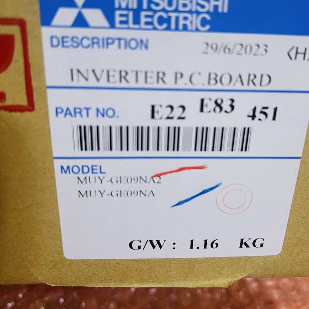 MITSUBISHI E22-E83-451 P.C. INVERTER BOARD