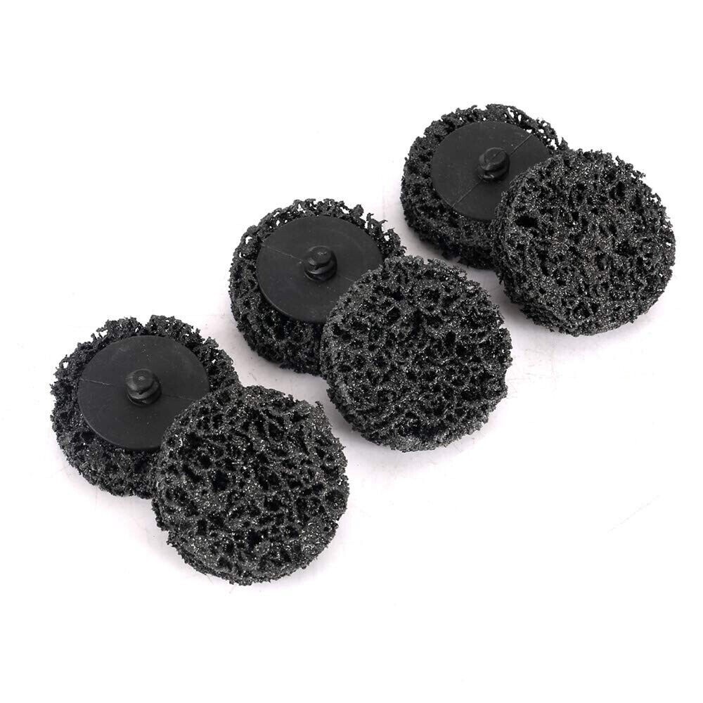 10Pcs Strip Discs Stripping Wheel 2" Rust Remover Abrasive Discs , Black