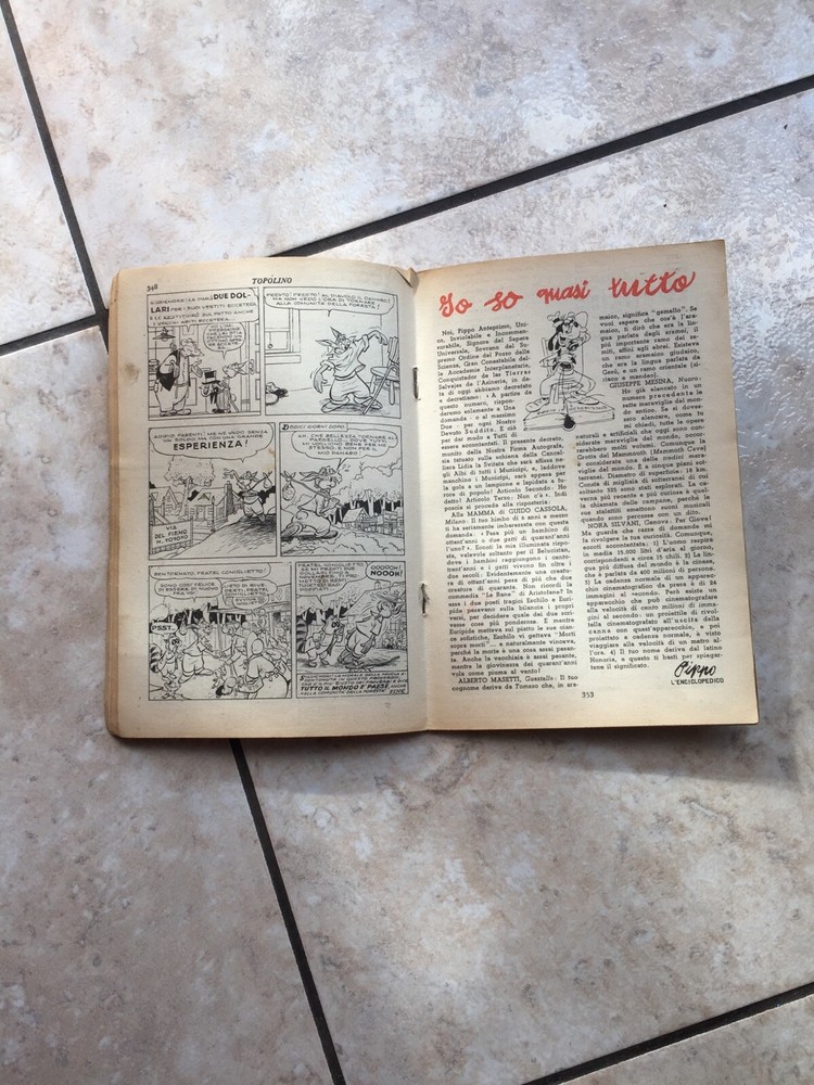 Mickey Mouse Booklet No. 10 from 1950 Original