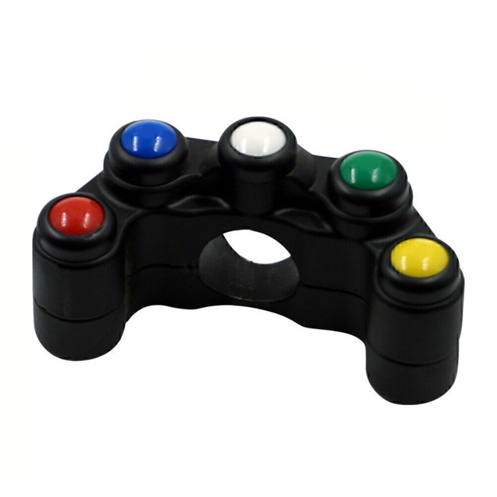 1 Pcs 7/8" 22mm Universal Handlebar Switch 5 button Array Motorcycle Switches