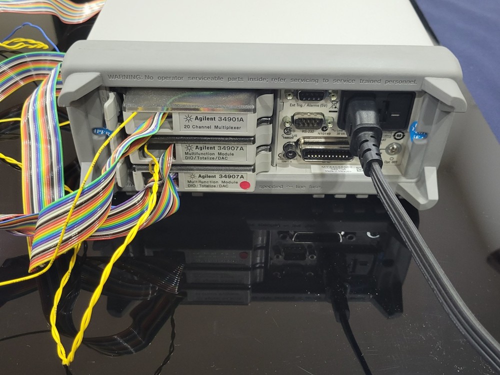 Agilent 34970A Data Acquisition Switch Unit w/ 34901A + 2x34907A Modules