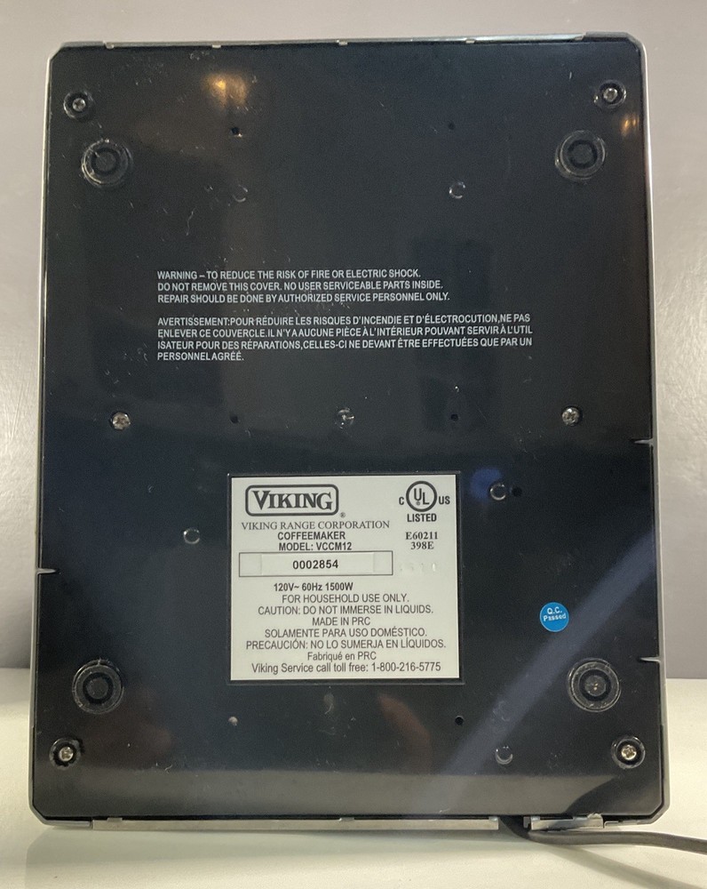 Viking Professional Coffee Maker 12-Cups Programable VCCM12