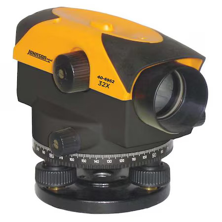Johnson Level & Tool 40-6962 Automatic Level, Optical, 32X, 450 Ft.