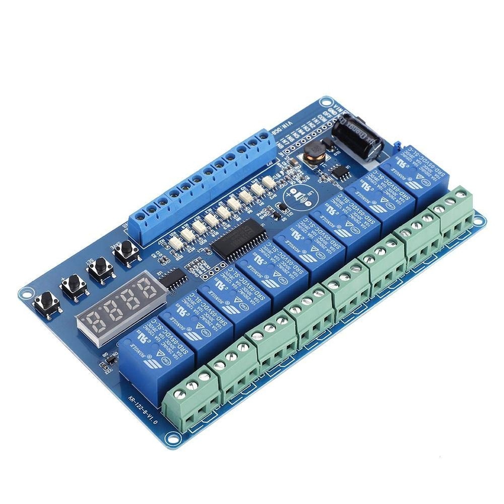 Multifunction Relay, 8-36V 8-Channel Multifunction Time Delay Relay Interface...