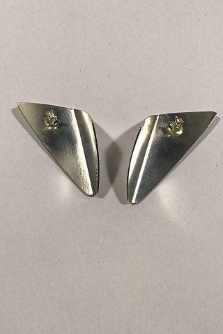Hans Hansen Sterling Silver Earrings Studs