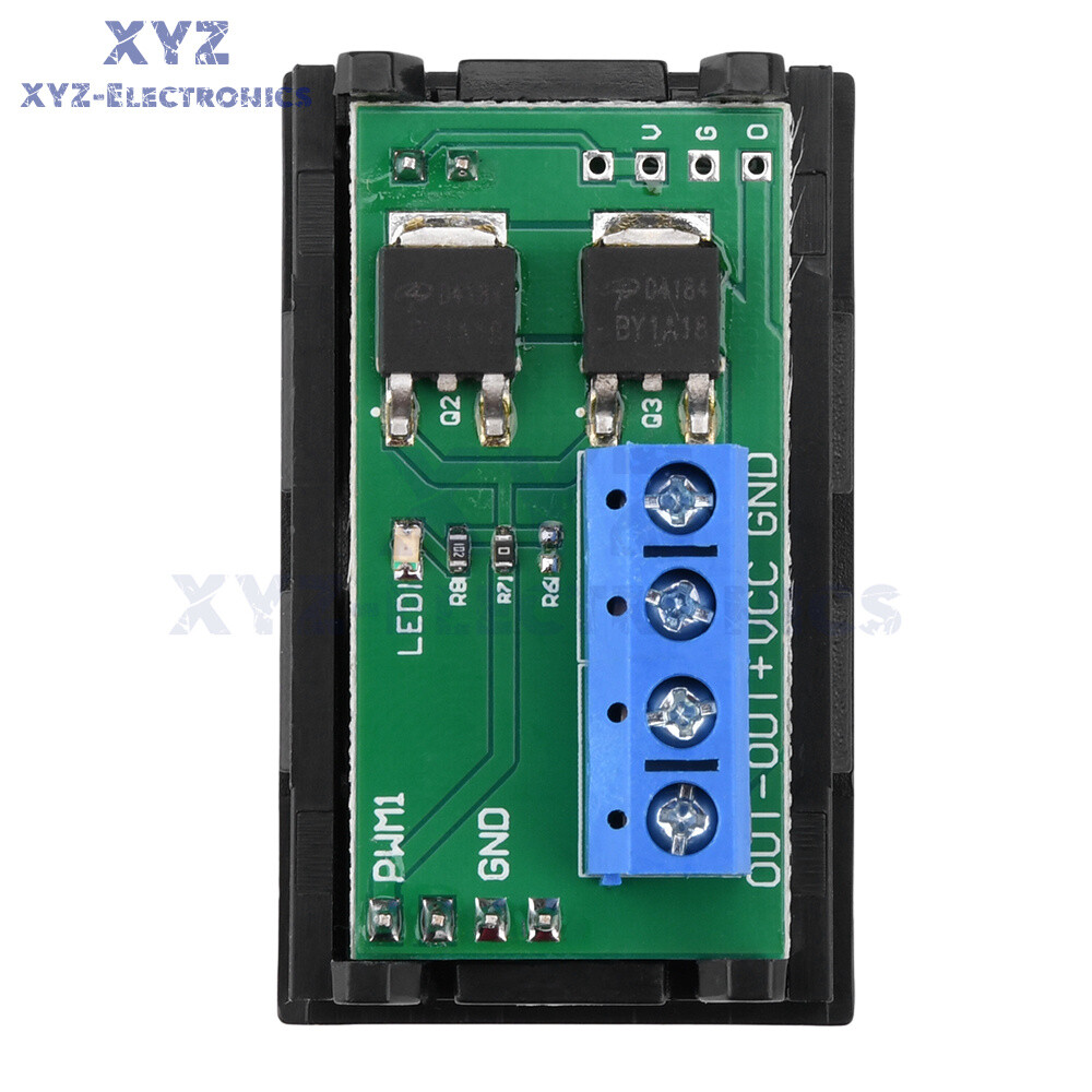 DC4-28V Digital LED PWM Speed Controller Frequency Tester Duty Cycle Adjustable