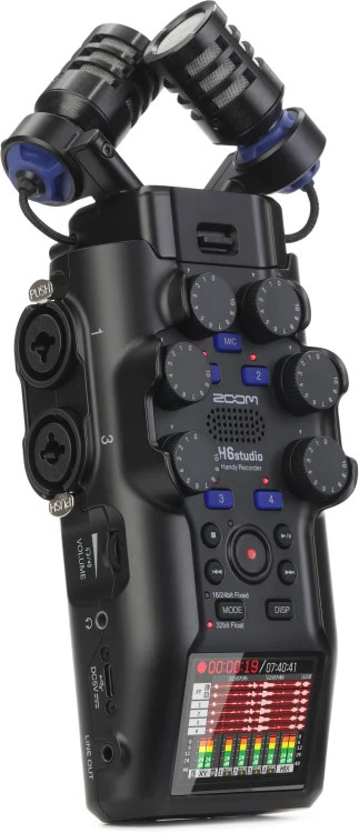 Zoom H6studio Handheld Recorder