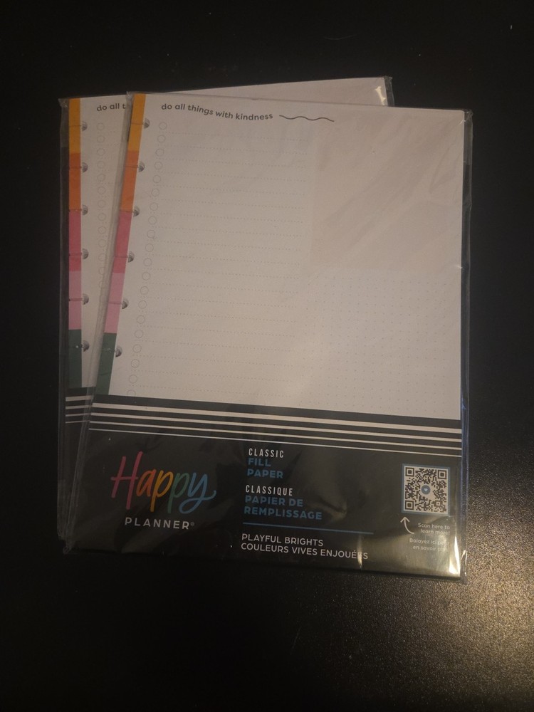 Happy Planner Classic Filler Paper
