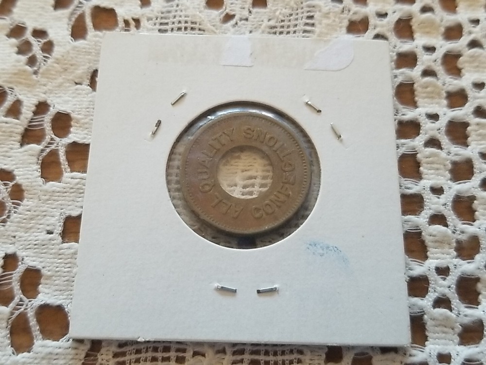All Quality Confections Vintage Token