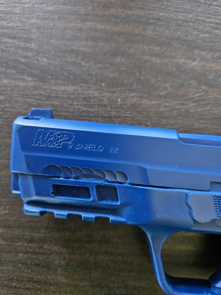 S&W M&P 9 Shield EZ Blue Gun
