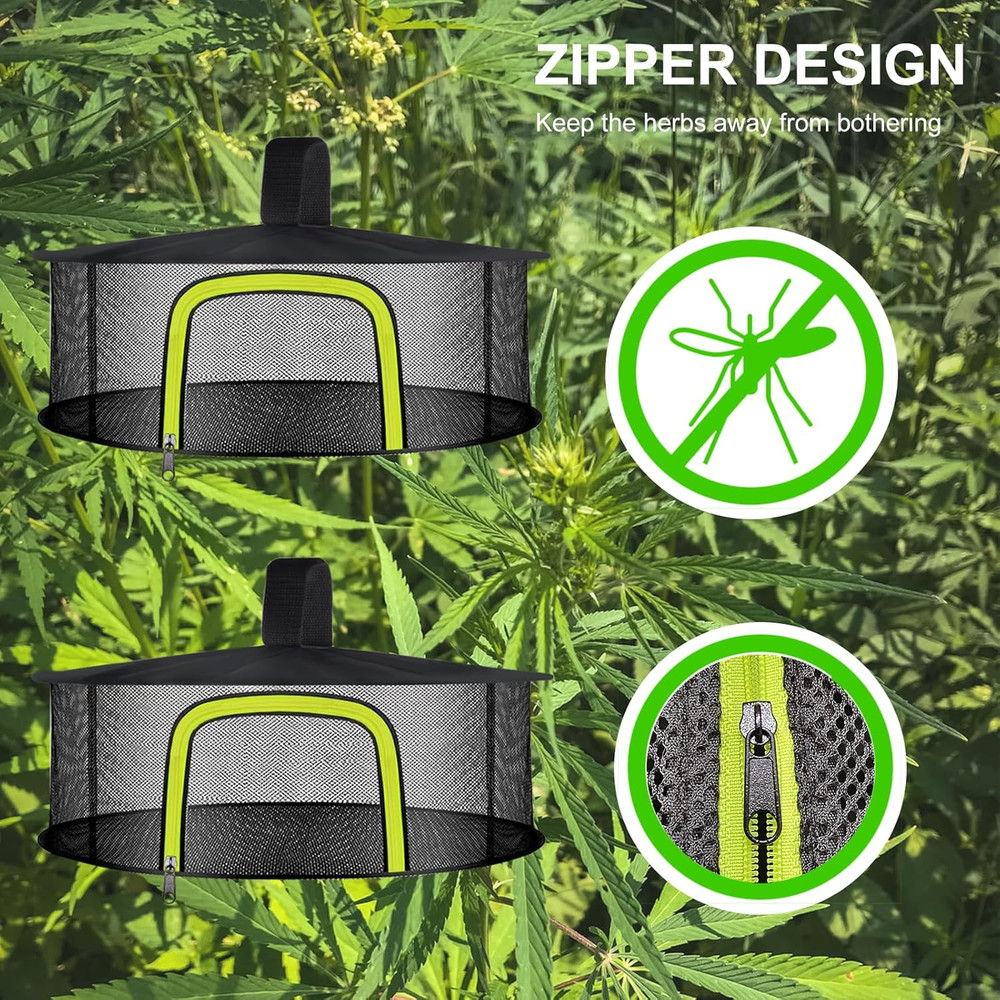 1 Layer Herb Drying Rack, Herb Drying Rack Hanging Mesh, Foldable Bud Drying Net