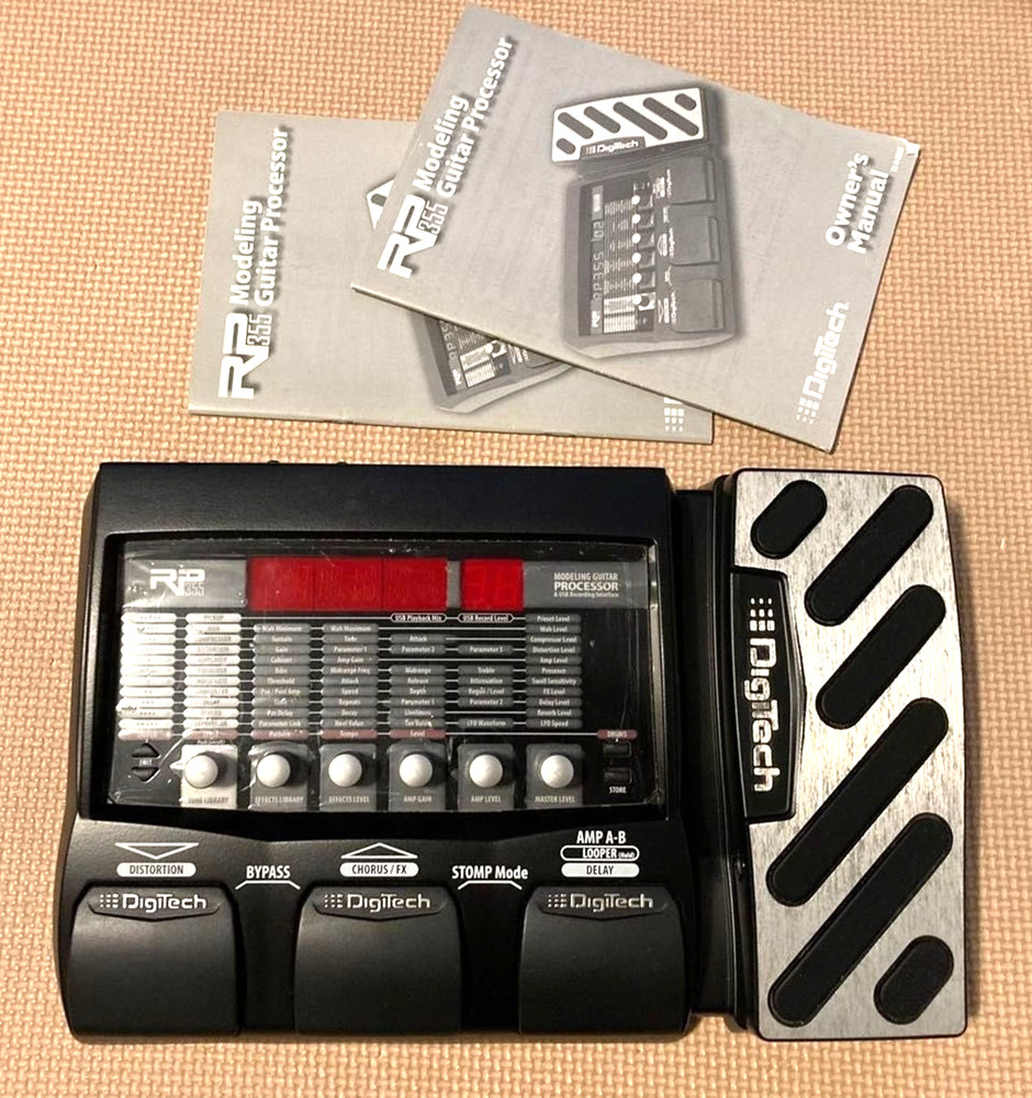 DigiTech RP355 Multi-Effects Guitar Effect Pedal Modeling Processor