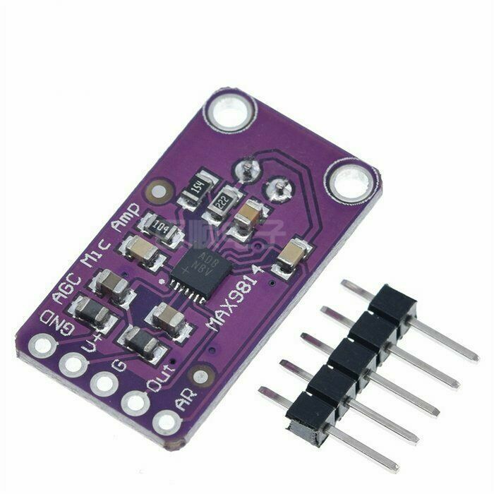 1PCS MAX9814 Electret Microphone Amplifier Board Module AGC Auto Gain