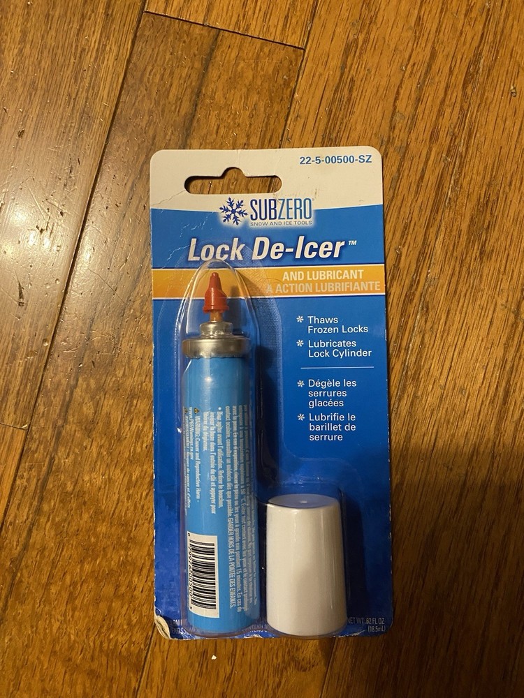 SUBZERO Lock De-Icer & Cylinder Lubricant for Padlocks, Auto Locks & More!