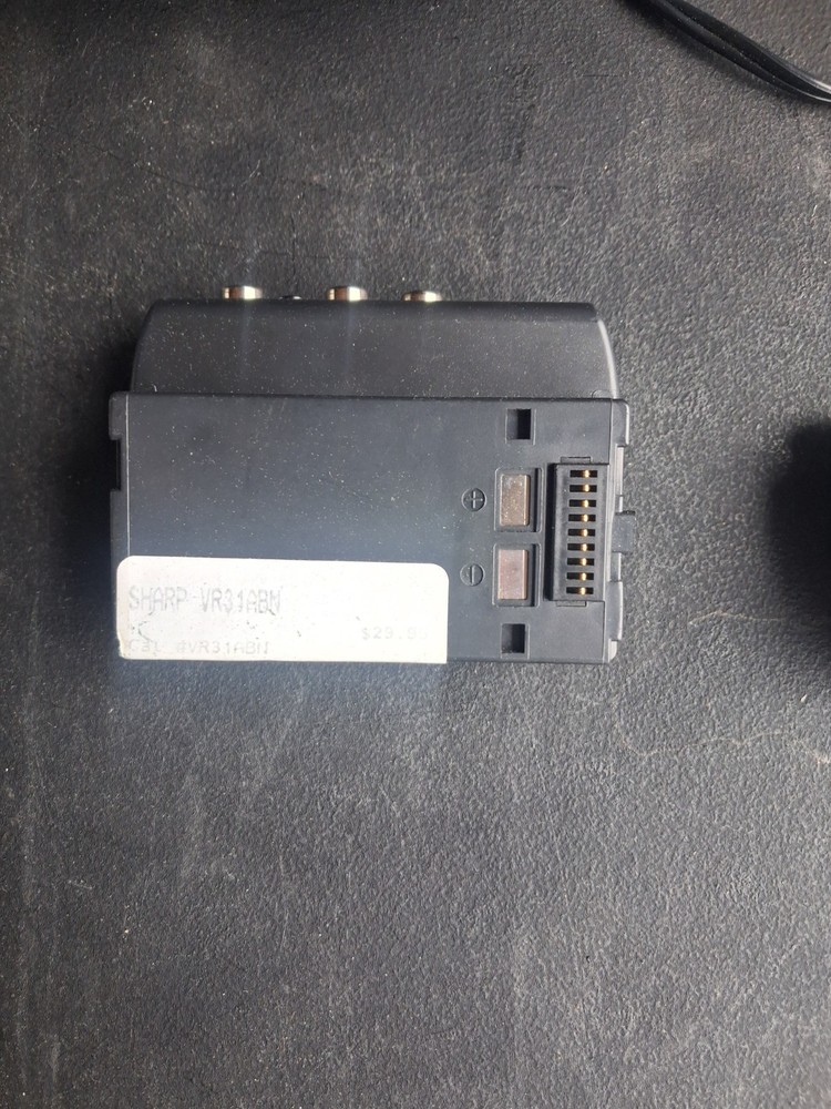 Sharp Video Camcorder Untested with Remote and Battery