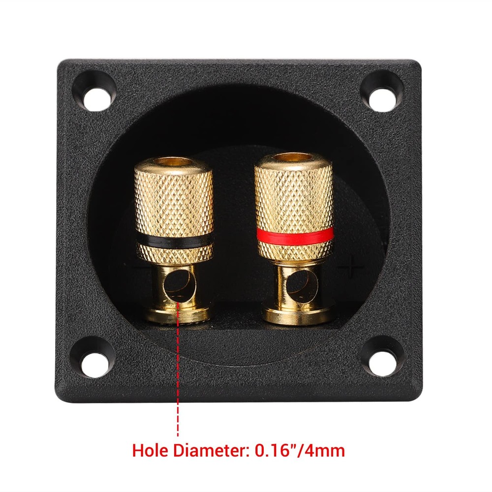 Facmogu 2PCS 2.2 Inch Square 2-Way Speaker Box 2-way Square,