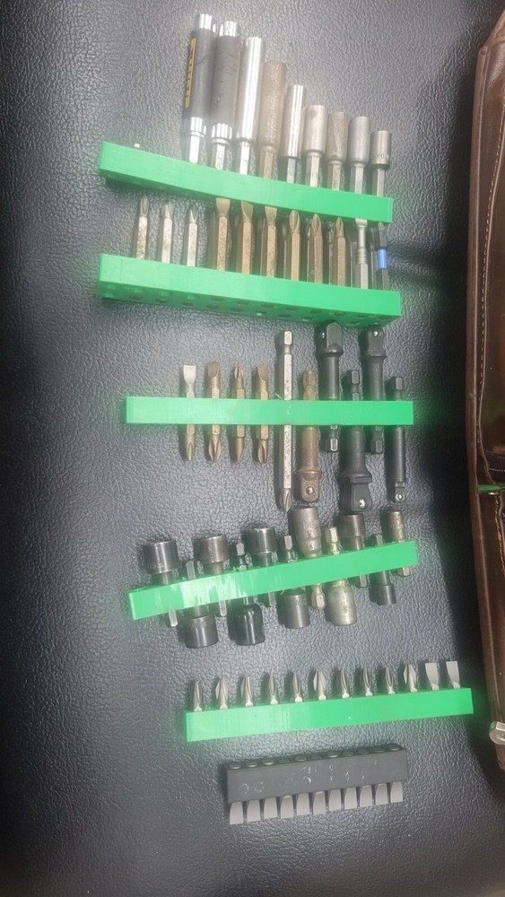 Tool Bit Organizer For 1/4" HEX BITS
