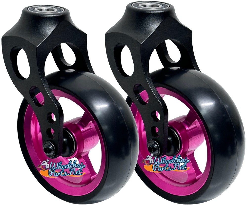 4" x 1.40" Caster Fork Assemblies