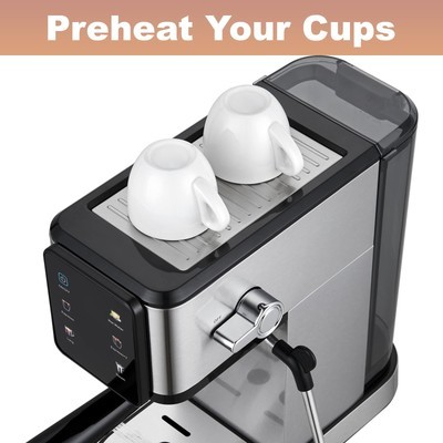 Espresso Machine 20 Bar Dual Boiler Coffee Maker With Touch Control