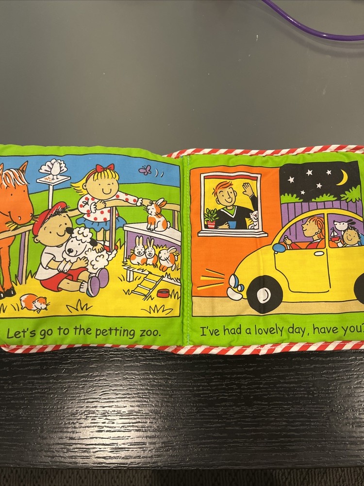 Let’s Go Out Plush Book Infant Development System Lamaze
