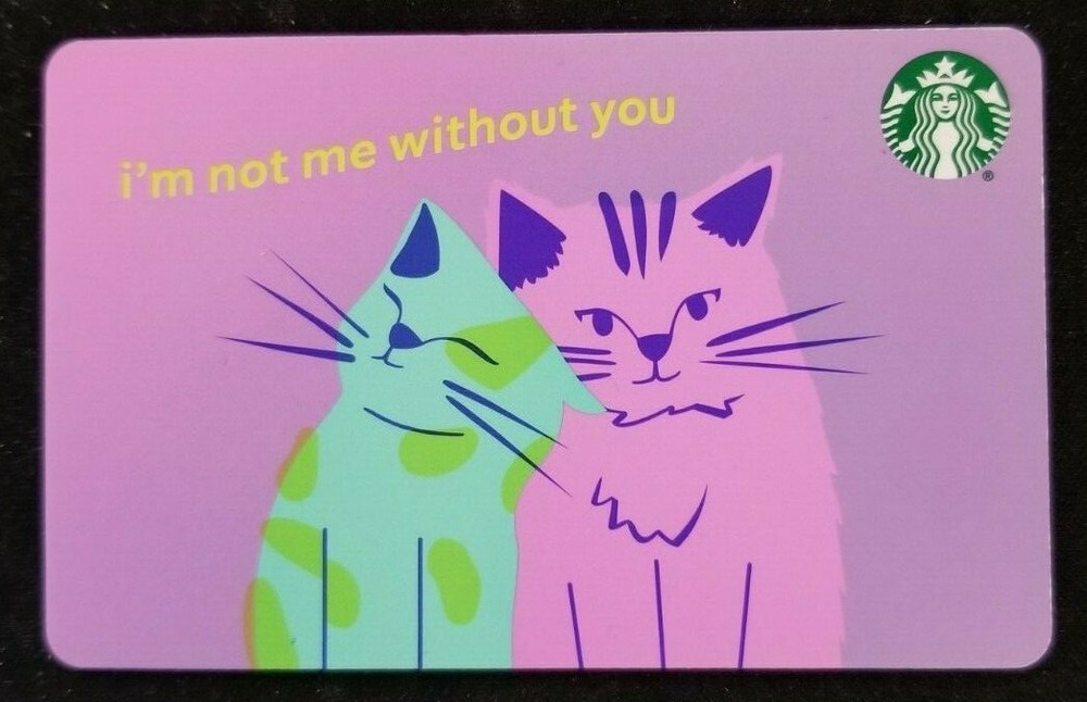 Starbucks Card 6192 - I'm Not Me (Cats) 2021 BC