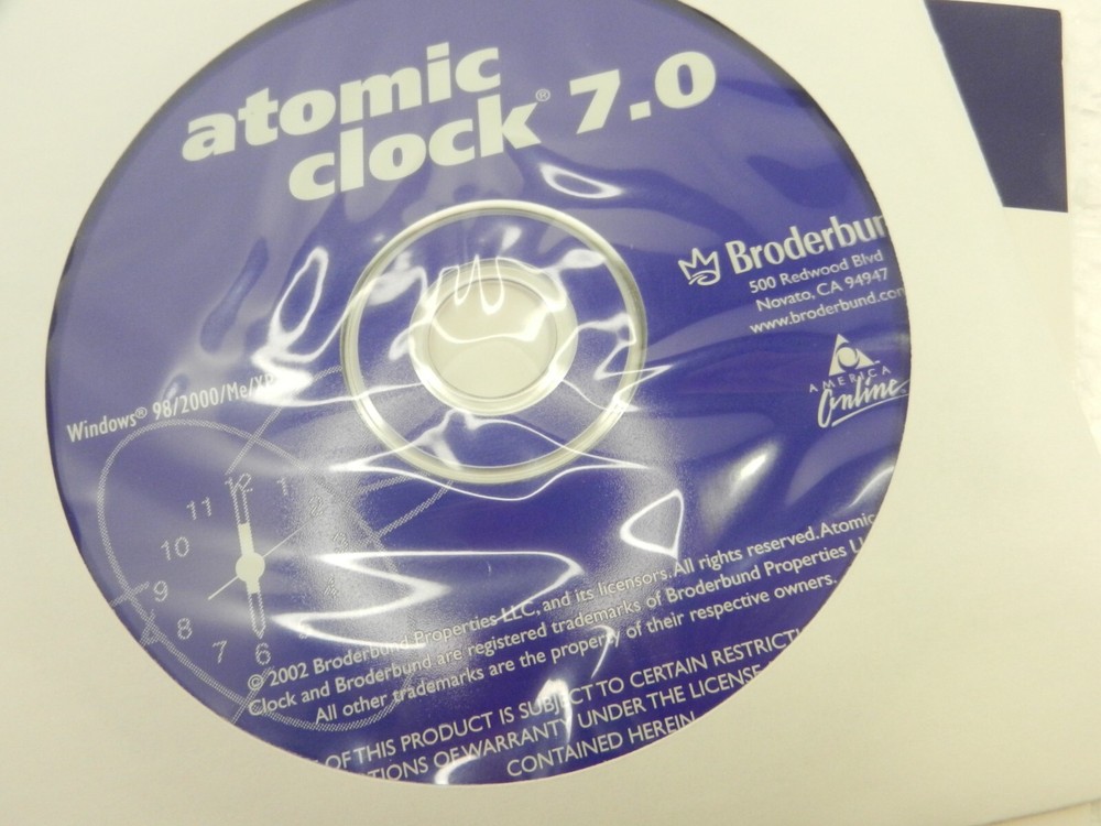 VINTAGE - Atomic Clock For Windows - Parsons Technology PC Time-Setting - RARE *