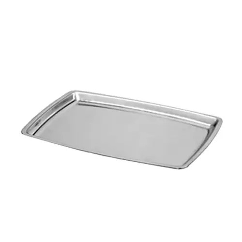 Thunder Group IRSP1107 11" x 7-1/8" Rectangular Stainless Steel Sizzling Platter