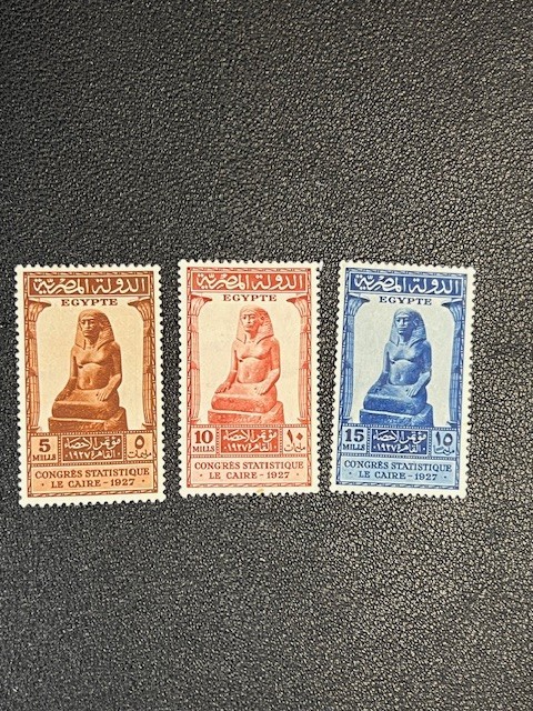 Egypt stamp 150-152 MH