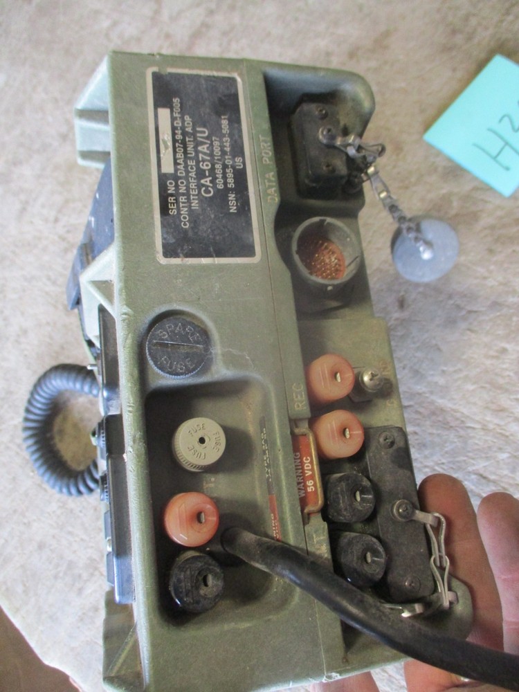 Used Interface Unit, ADP, Model CA-67A/U, Powers Up but Untested, Military Telep