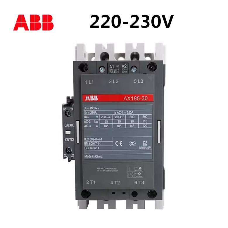 ABB AC contactor AX185-30-11 220-230V