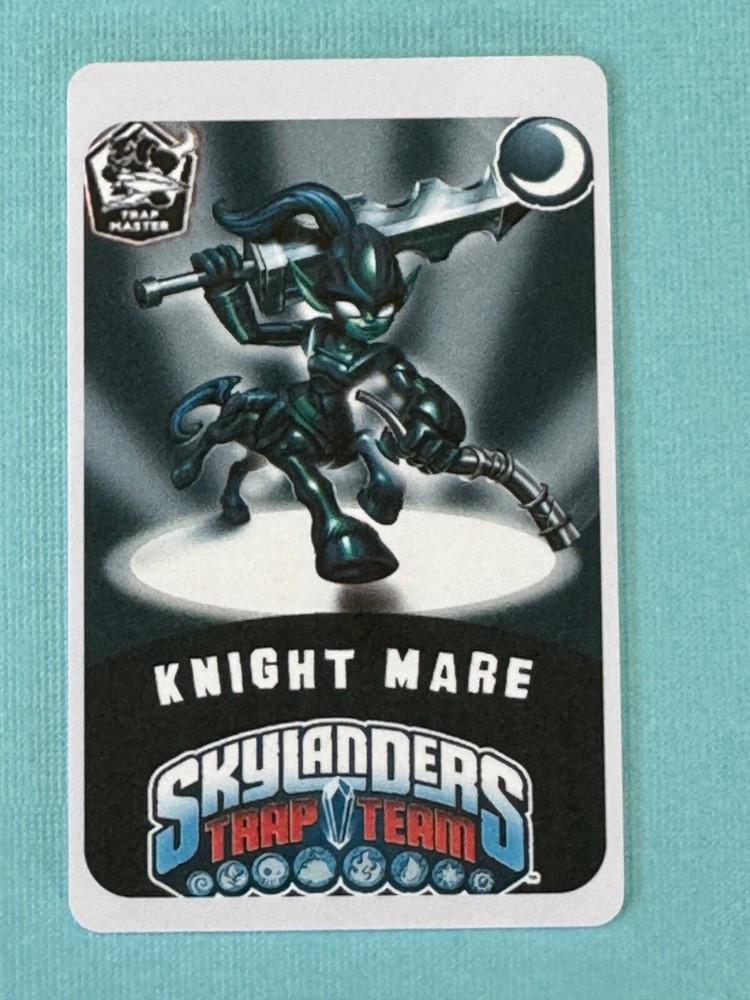 Skylanders Trap Team Master Knight Mare NFC Card