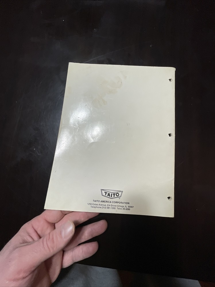Taito’s QIX Operating Manual
