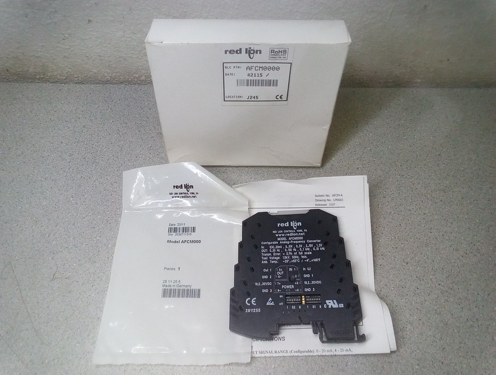 Red Lion Analog Frequency Converter, Model AFCM0000