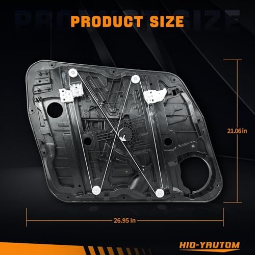 82481-D9010 Front Right Passenger Side Power Window Regulator with Panel