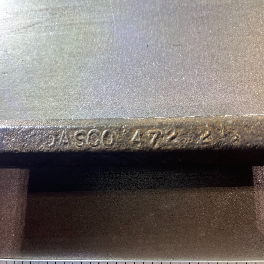 Vintage Dasco 472 Cold Chisel Grey 2-1/8" Blade