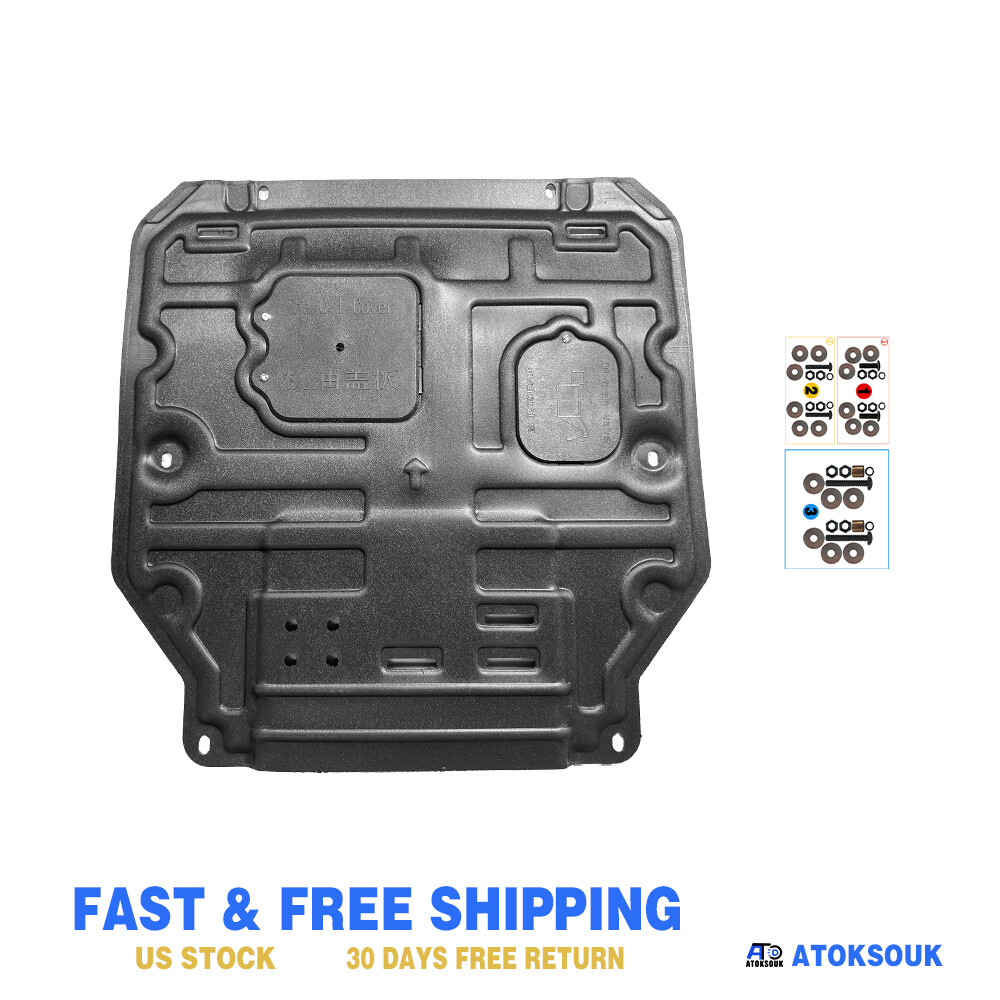 Thick Engine Splash Shield For Cadillac XT4 2019-2024 Front Engine Guard Hard