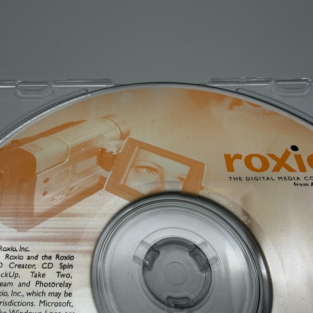 Vintage 2000 Roxio Easy CD Creator 5 Platinum Software CD-ROM Windows PC