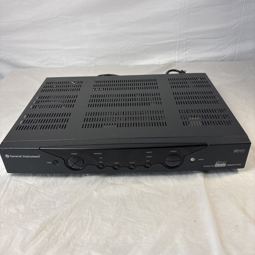 General Instruments Interactive Digital Communications CATV Converter untested