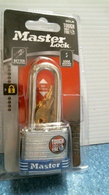 Master Lock Laminated Steel Double Locking Padlock (3DLH) FS