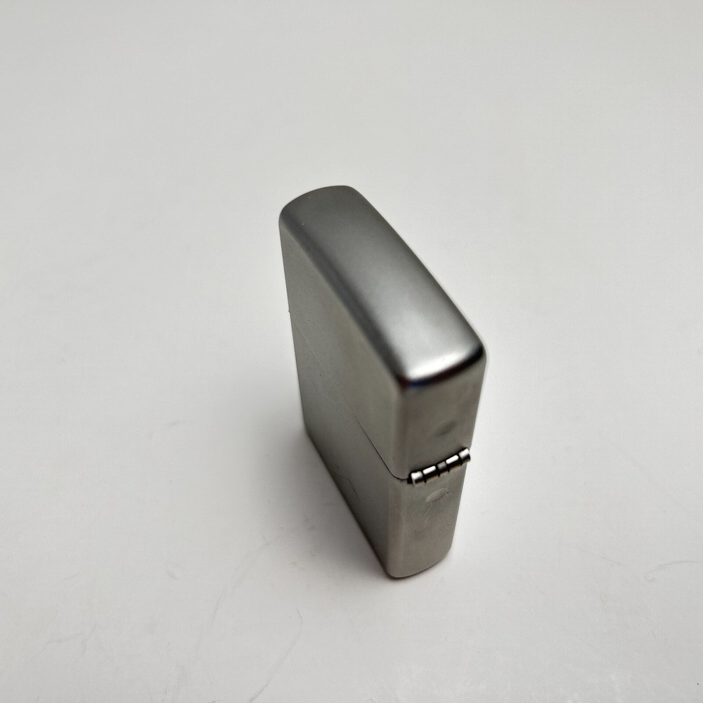 2012 Zippo Satin Brushed Chrome Lighter - Used