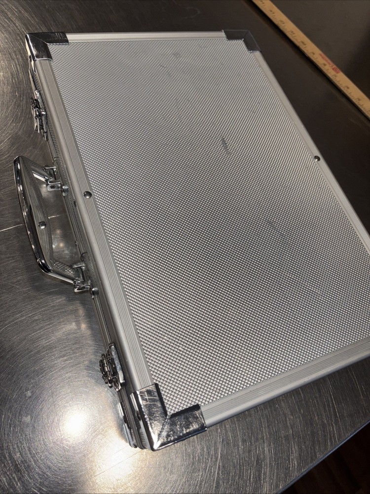 Metal Breifcase Box 13.5” X 9”
