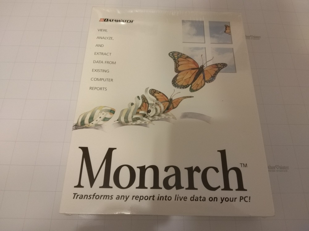 Monarch V6.0 Software New in Box, Sealed - produced by Datawatch