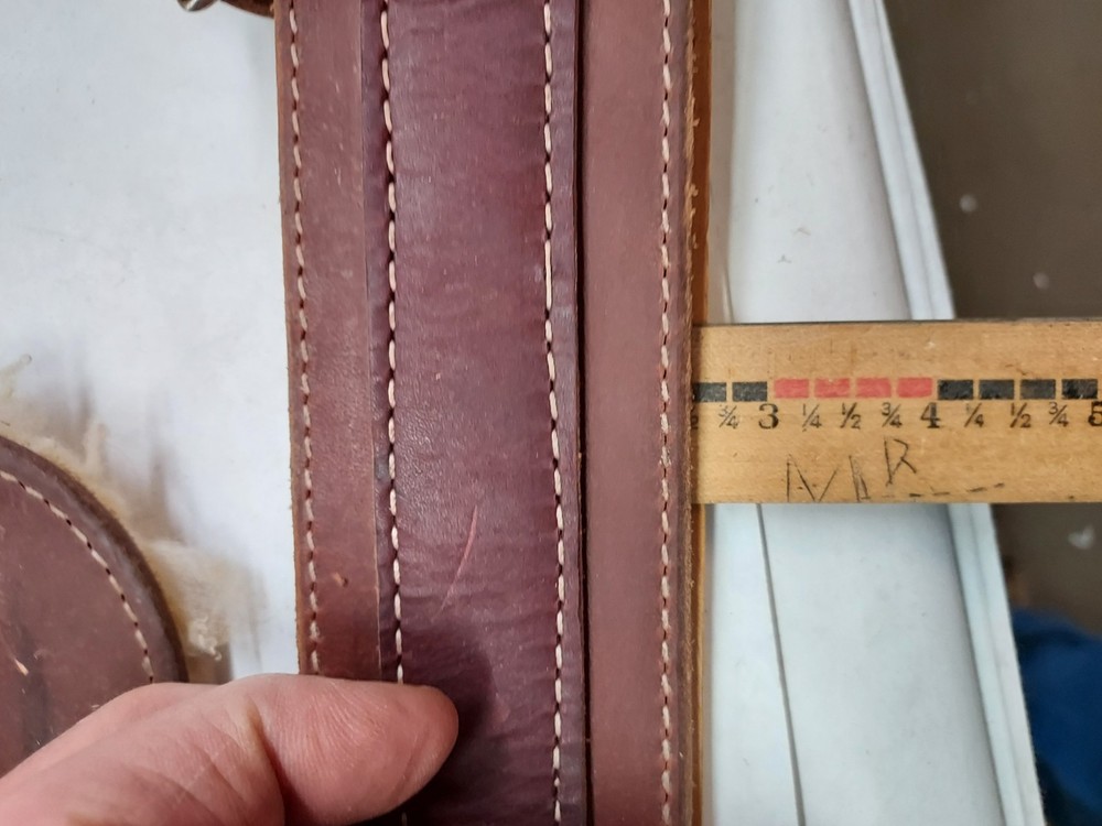 Western Saddle or Sawbuck Leather Breeching